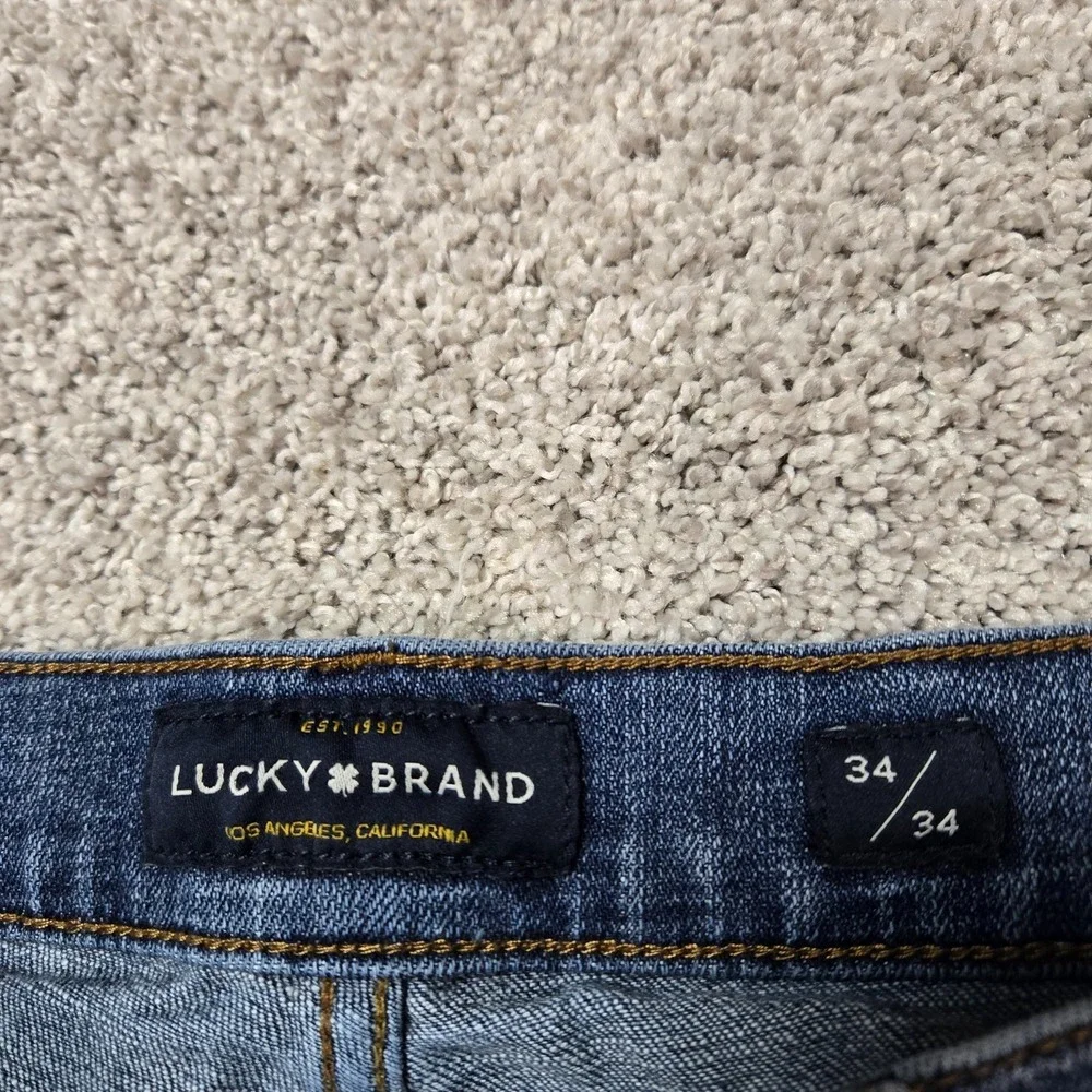 Lucky Brand 221 Original Straight Jeans Men 34x34‎ stretch